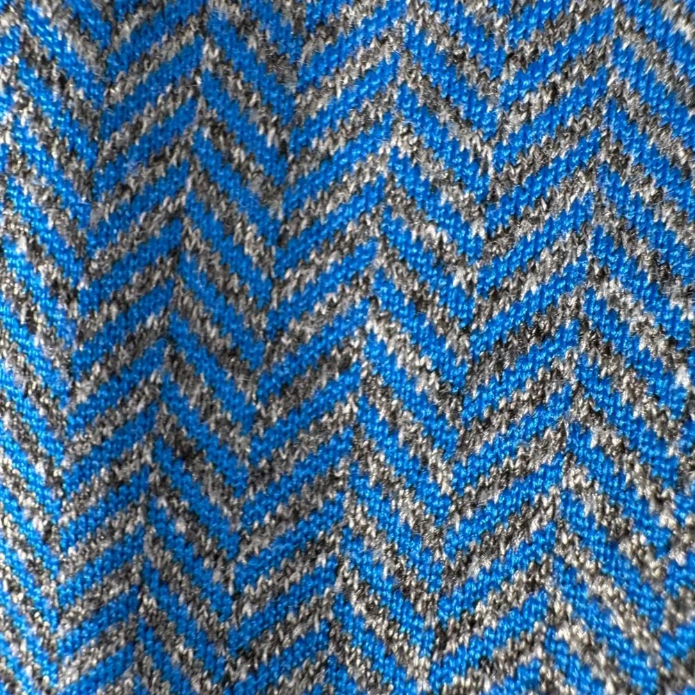 Vineyard Vines Herringbone Quarter Zip Pullover Sweater Mens M Blue